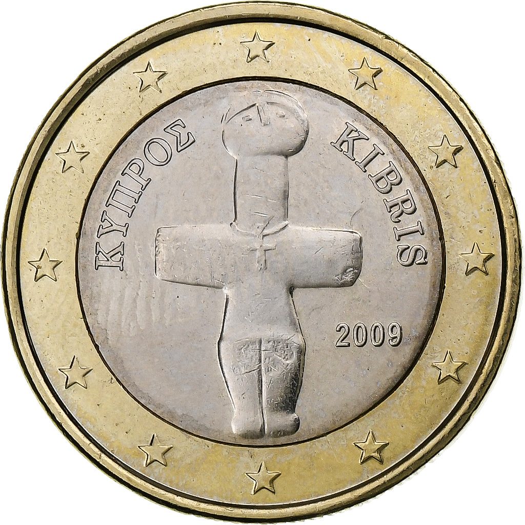 Cyprus, Euro, 2009, PR, Bi-Metallic, KM:84