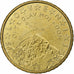 Słowenia, 50 Euro Cent, 2007, Vantaa, MS(60-62), Mosiądz, KM:73