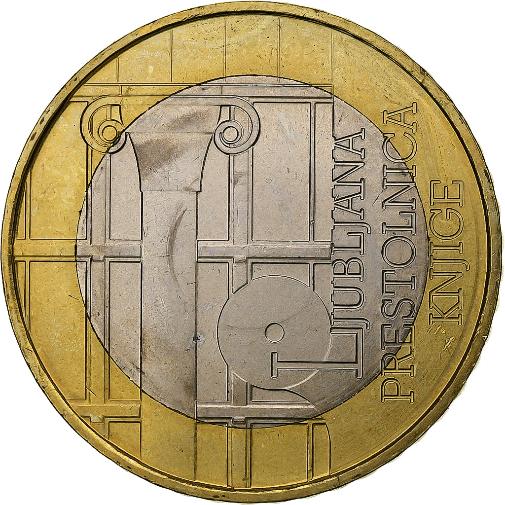 Eslovenia, 3 Euro, UNESCO, 2010, EBC, Bimetálico, KM:95
