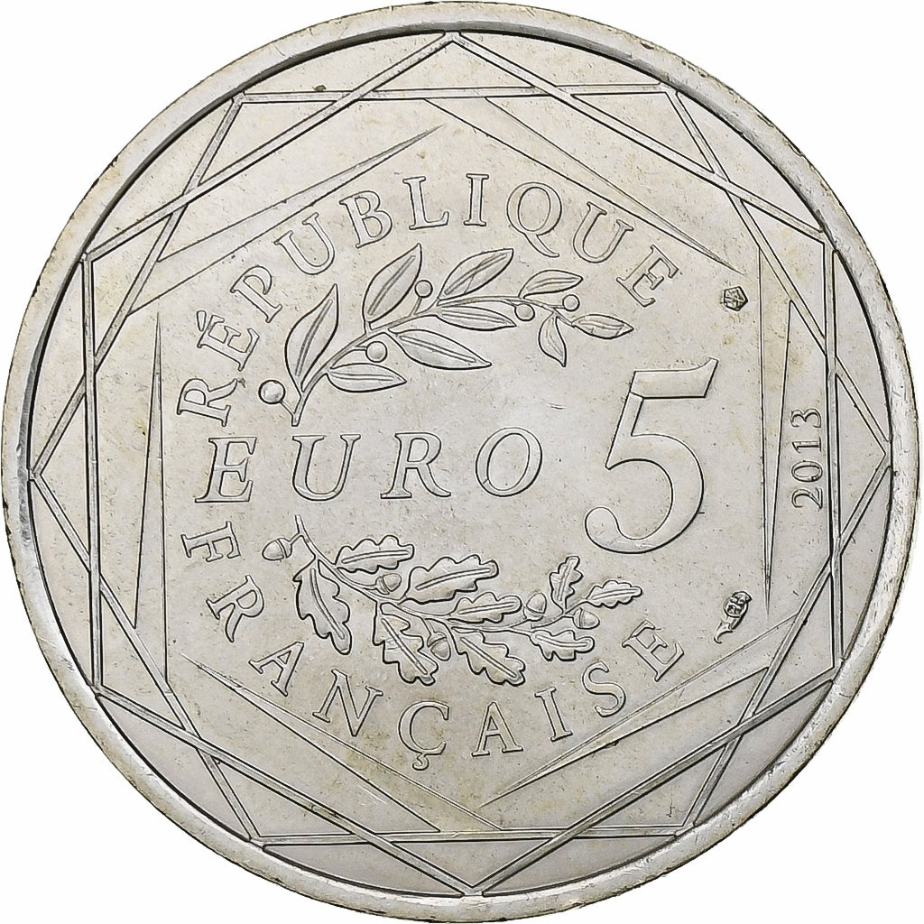 France, 5 Euro, Egalité, 2013, Argent, SUP, Gadoury:EU646