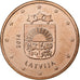 Latvia, 5 Euro Cent, 2014, Stuttgart, MS(60-62), Copper Plated Steel, KM:152