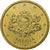 Latvia, 10 Euro Cent, large coat of arms of the Republic, 2014, VZ+, Nordic gold