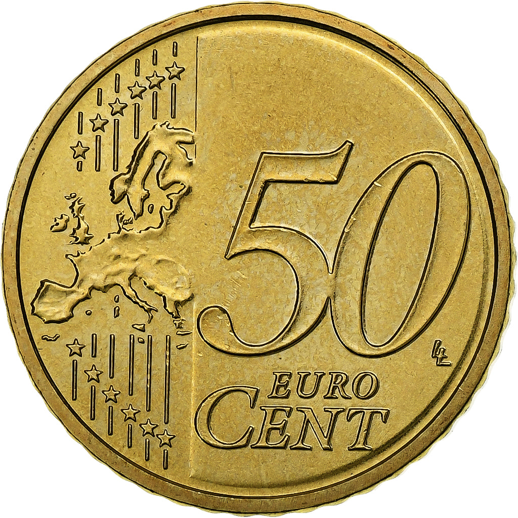 Latvia, 50 Euro Cent, 2014, Stuttgart, SPL, Laiton, KM:155