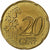 Francja, 20 Euro Cent, 2000, Paris, AU(55-58), Mosiądz, KM:1411