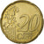 Portugal, 20 Euro Cent, 2002, Lisbonne, SUP, Laiton, KM:744