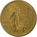 França, 10 Euro Cent, 2000, Paris, AU(55-58), Latão, KM:1285
