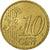 France, 10 Euro Cent, 2001, Paris, SUP, Laiton, KM:1285