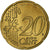 Luksemburg, Henri, 20 Euro Cent, 2003, Utrecht, Mosiądz, MS(63), KM:79