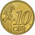 Luxembourg, Henri, 10 Euro Cent, 2003, Utrecht, MS(63), Brass, KM:78