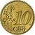 Luxembourg, Henri, 10 Euro Cent, 2004, Utrecht, MS(63), Brass, KM:78