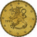 Finlandia, 10 Euro Cent, 1999, Vantaa, MS(60-62), Mosiądz, KM:101