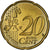 Finlandia, 20 Euro Cent, 2001, Vantaa, Mosiądz, AU(55-58), KM:102