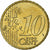 Grécia, 10 Euro Cent, 2002, Athens, AU(55-58), Latão, KM:184
