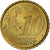 Espanha, Juan Carlos I, 10 Euro Cent, 2003, Madrid, MS(60-62), Latão, KM:1043