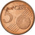 Finland, 5 Euro Cent, 2003, Vantaa, AU(55-58), Copper Plated Steel, KM:100