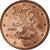 Finlandia, 5 Euro Cent, 2000, Vantaa, EBC, Cobre chapado en acero, KM:100