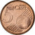 Finlandia, 5 Euro Cent, 2000, Vantaa, EBC, Cobre chapado en acero, KM:100