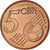 Francia, 5 Euro Cent, 1999, Paris, EBC+, Cobre chapado en acero, KM:1284