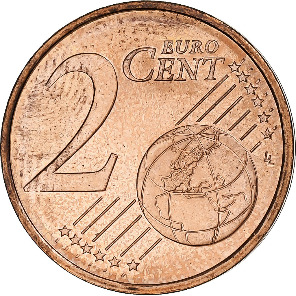 Finlandia, 2 Euro Cent, 2000, Vantaa, AU(55-58), Miedź platerowana stalą