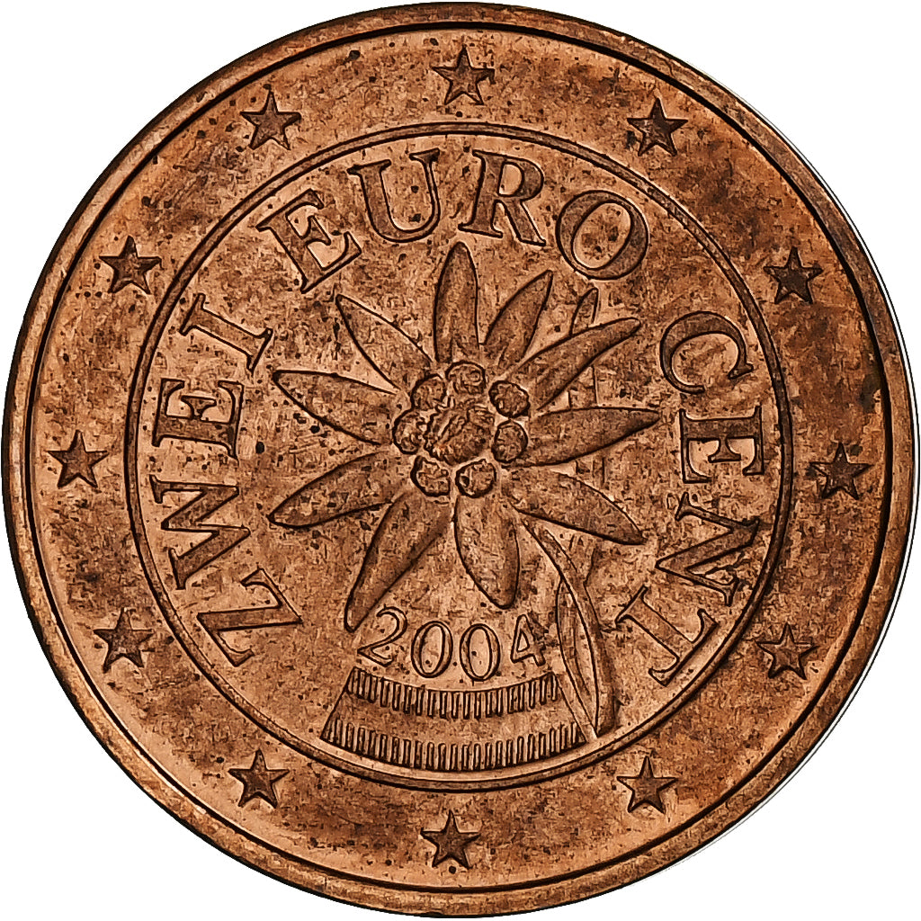 Autriche, 2 Euro Cent, 2004, SUP, Copper Plated Steel, KM:3083
