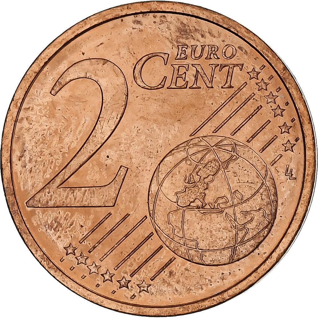 Grecja, 2 Euro Cent, 2002, Athens, AU(55-58), Miedź platerowana stalą, KM:182