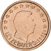 Luxemburgo, Henri, 2 Euro Cent, 2003, Utrecht, AU(55-58), Aço Cromado a Cobre