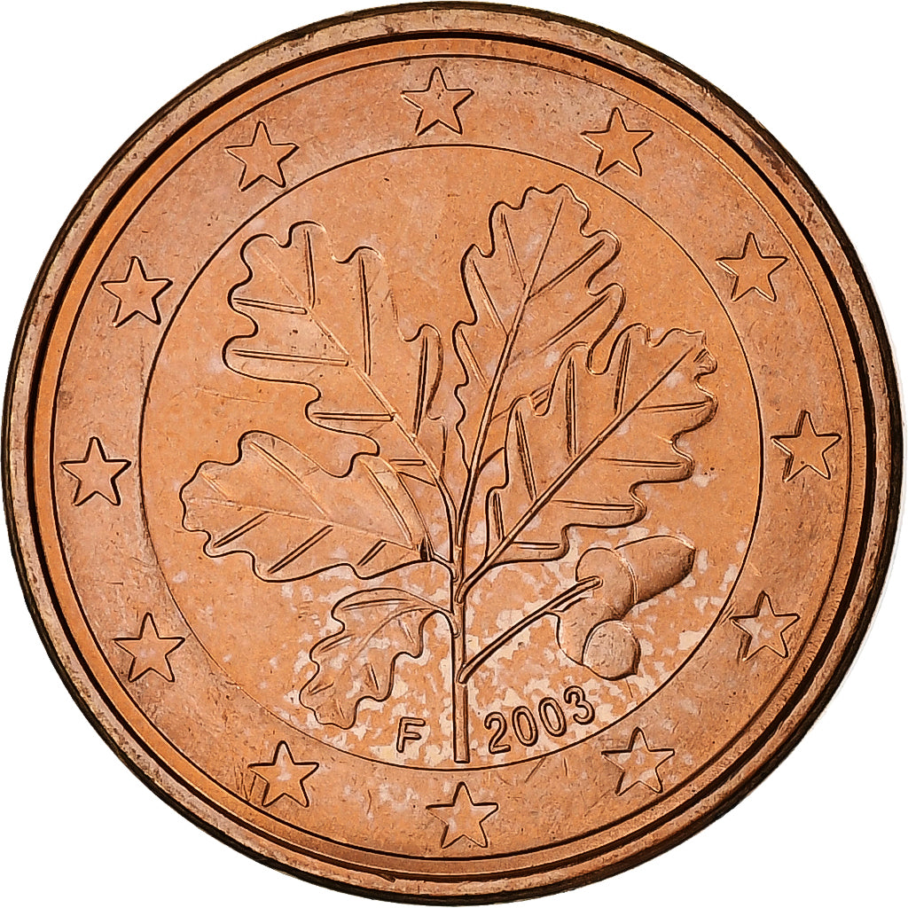 République fédérale allemande, Euro Cent, 2003, Stuttgart, SPL, Cuivre
