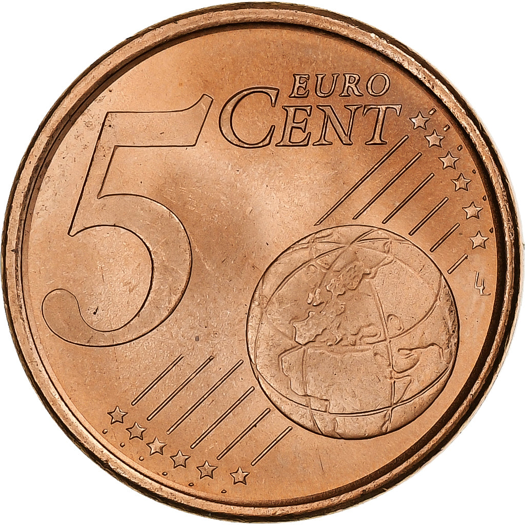 Spanien, Juan Carlos I, 5 Euro Cent, 2001, Madrid, UNZ, Copper Plated Steel