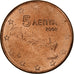 Grecia, 5 Euro Cent, 2002, Athens, SPL-, Acciaio placcato rame, KM:183