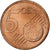 Grecia, 5 Euro Cent, 2002, Athens, EBC, Cobre chapado en acero, KM:183