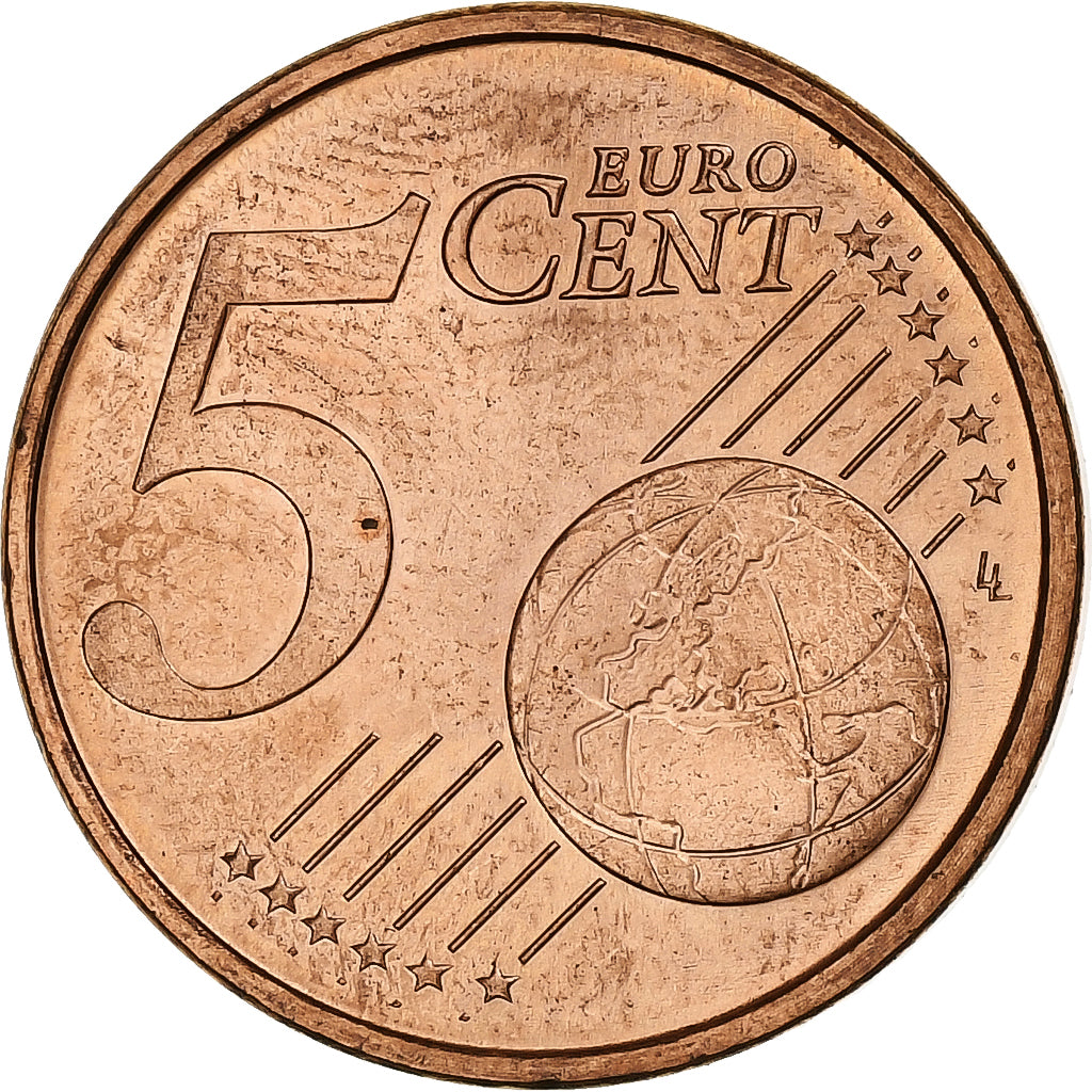 Portugal, 5 Euro Cent, 2002, Lisbon, AU(55-58), Copper Plated Steel, KM:742