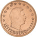 Luxemburgo, Henri, 5 Euro Cent, 2003, Utrecht, AU(55-58), Aço Cromado a Cobre