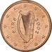 REPÚBLICA DA IRLANDA, 5 Euro Cent, 2002, Sandyford, AU(55-58), Aço Cromado a