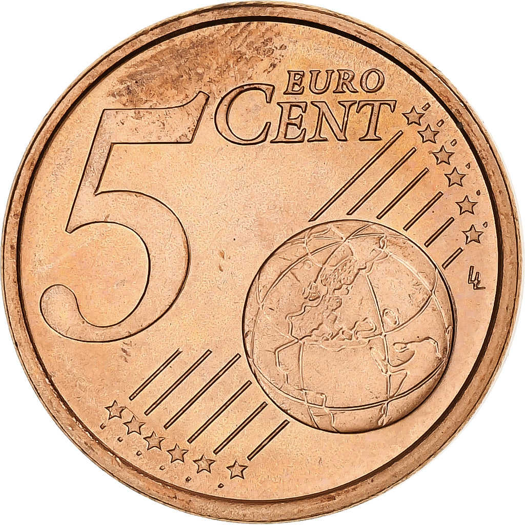 San Marino, 5 Euro Cent, 2004, Rome, VZ, Copper Plated Steel, KM:442