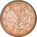 GERMANY - FEDERAL REPUBLIC, Euro Cent, 2003, Stuttgart, MS(63), Acier plaqué