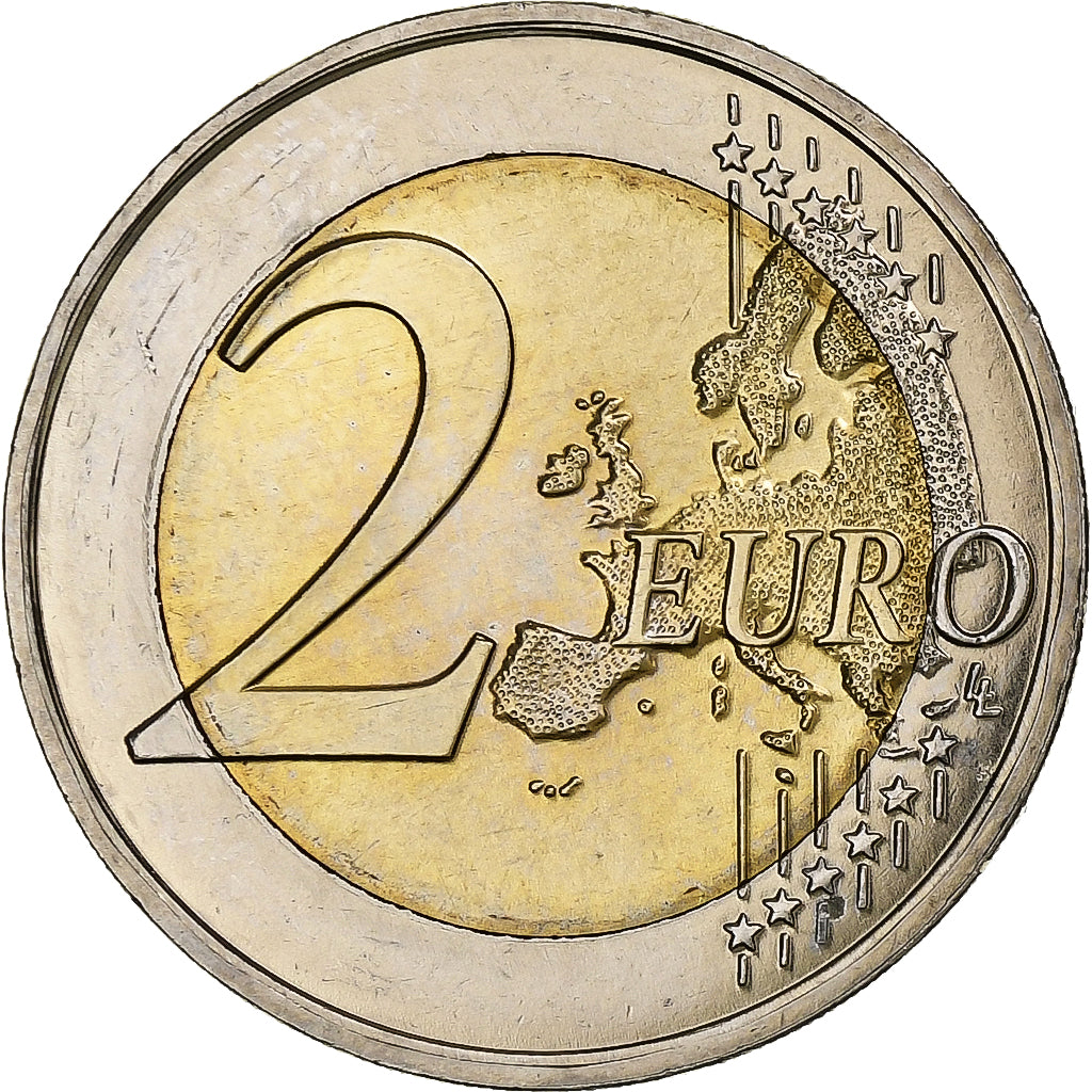 France, 2 Euro, 25e Anniversaire du ruban rose, 2017, Paris, AU(55-58)
