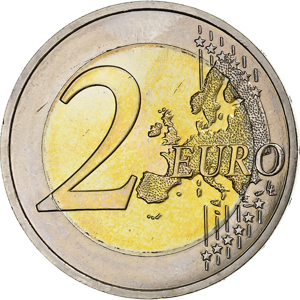France, 2 Euro, Auguste Rodin, 2017, Paris, SUP, Bimétallique, Gadoury:25