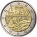 Francja, 2 Euro, D-Day, 2014, KM 2174, MS(63), Bimetaliczny, Gadoury:18