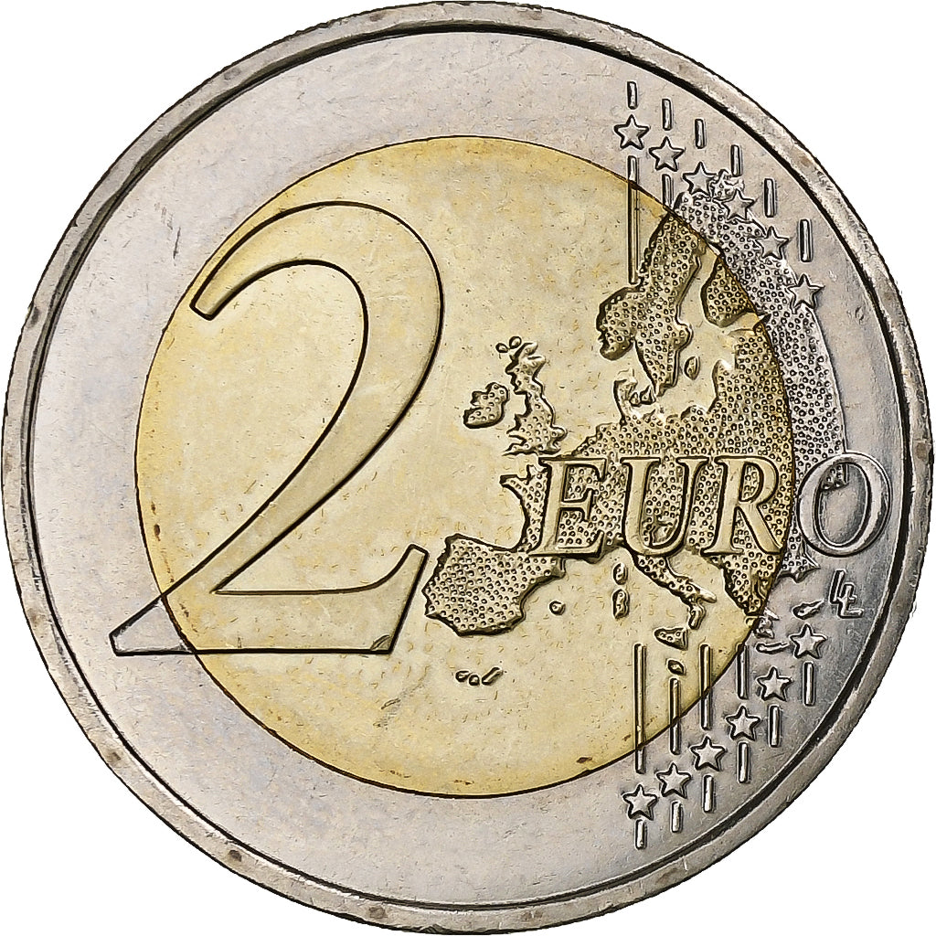 France, 2 Euro, D-Day, 2014, KM 2174, MS(63), Bi-Metallic, Gadoury:18
