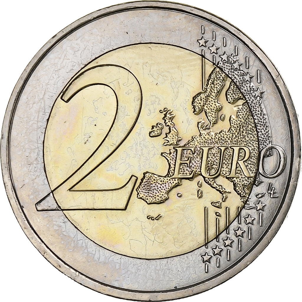 Monaco, 2 Euro, Admission à l'ONU, 2013, SPL, Bimétallique, Gadoury:MC 205