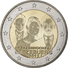 Luxembourg, 2 Euro, Prince wedding, 2012, Utrecht, MS(63), Bi-Metallic, KM:120
