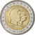 Luxemburgo, Henri, 2 Euro, 2005, Utrecht, Grand duc Henri, AU(55-58)