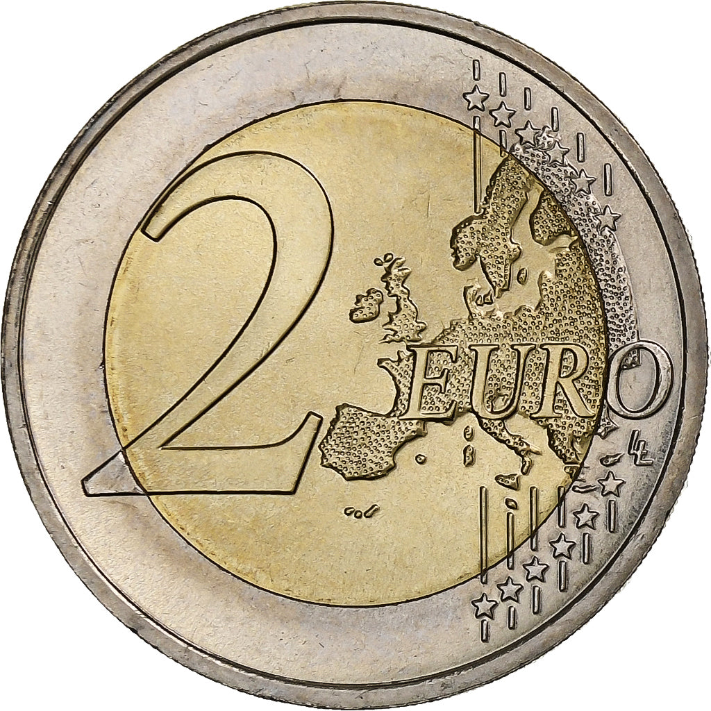Luxemburg, Henri, 2 Euro, 2008, Paris, UNZ, Bi-Metallic, KM:96