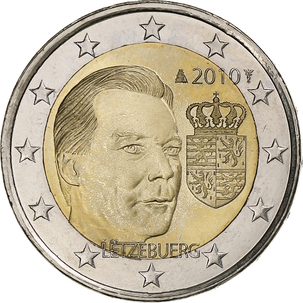 Luxembourg, Henri, 2 Euro, Grand-Duc Henri, 2010, Utrecht, Special Unc., MS(63)