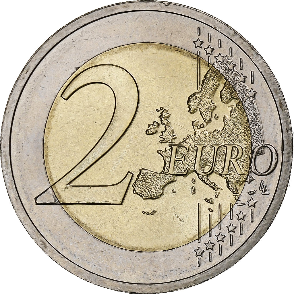 Luxembourg, Henri, 2 Euro, 2011, Utrecht, MS(63), Bi-Metallic, KM:116