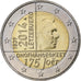 Luxemburg, 2 Euro, 2014, UNZ, Bi-Metallic, KM:New