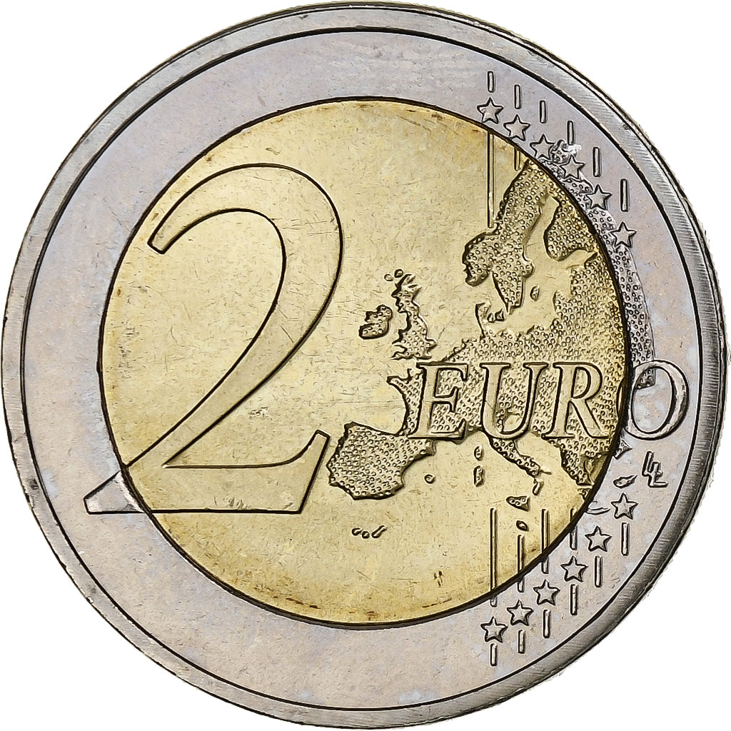 Luxemburg, 2 Euro, 2014, UNZ, Bi-Metallic, KM:New