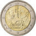Lussemburgo, 2 Euro, 175e anniversaire de la mort du grand-duc Guillaume Ier