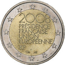 France, 2 Euro, 2008, Paris, SUP, Bimétallique, Gadoury:10, KM:1459