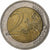 France, 2 Euro, 10 Jahre Euro, 2012, Paris, TTB, Bimétallique, KM:1846
